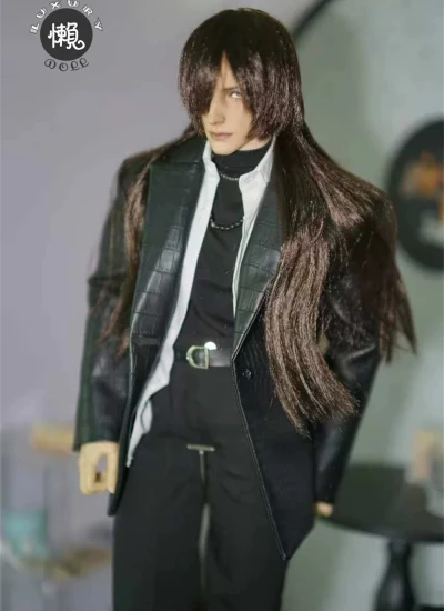 ドール用ウィッグ  高温糸 ダークブラウン ホワイト シルバーグレー グレーパープル グリーン MSD/小顔SD/SDサイズ人形用