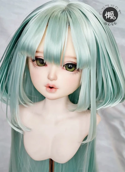 ドール用ウィッグ 高温糸 ミントクラゲヘア MSD/SDサイズ人形用