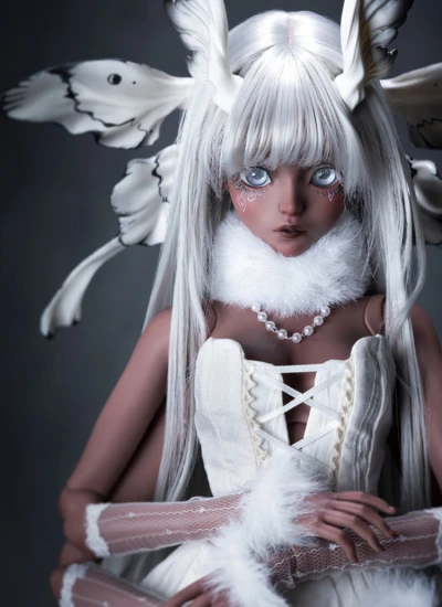 再販売 ドール本体 Ghost Moth-White Moss 鬼顔蛾-白苔 女の子 49cm 球体関節人形 BJDDOLL