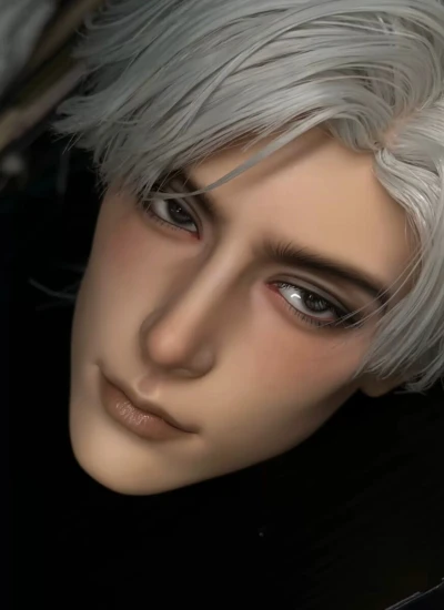 数量限定 ドール用ヘッド「嵐玄 Lan Xuan｣  75cm ボディ用 球体関節人形用 BJD用 【柴魚自制】