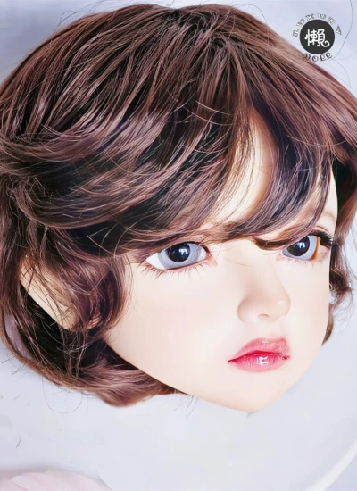 ドール用ウィッグ  ダークブラウン 高温糸  MSD/小顔SDサイズ人形用