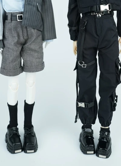 ドール用お靴 マーティンブーツ ブラック MSDサイズ人形通用 球体関節人形用 BJD