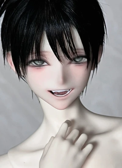 数量限定 先行現品在庫 ドールヘッド【Akira】二次元 Mia白肌 樹脂材質 1/4サイズ人形用 球体関節人形用 BJD