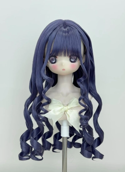 ドール用ウィッグ 高温絲  ゴールド  ホワイト ブルー ブラウン  グレー MSD/SDサイズ用 BJD用 034