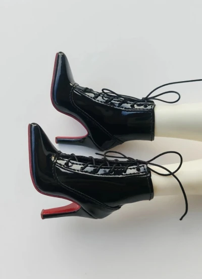 ドール用お靴 ハイヒール  ブラック MSDサイズ人形用 BJD