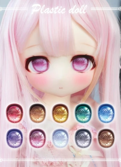 ドール用アイ グラスアイ Water Stick Eye『莹梦』14mm/16mm/18mm/20mm/22mm/24mm BJD用