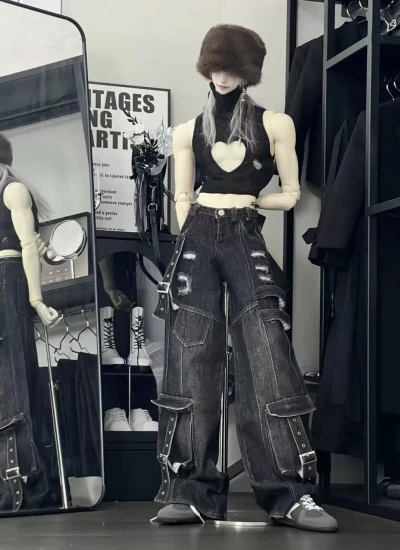 ドール用服 タンクトップ ズボン 帽子  70/73/ID75サイズ用 球体関節人形 BJDDOLL