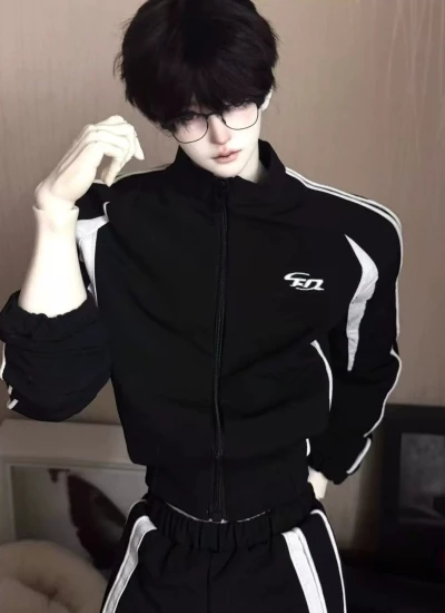 Shan Kou BJD Clothes Three-color Tracksuit Set for 75cm 77cm Size Ball-jointed Doll