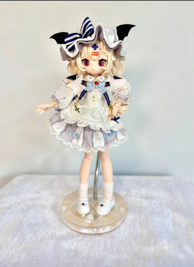 ドール用スタンド 股支え 腰挟み イエロー 1/6 1/8 1/12 ob11 阿巳ボディサイズ人形用 BJD