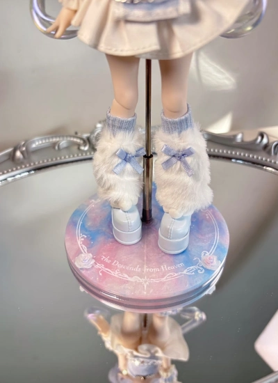 ドール用スタンド ピンクブルー MSD 1/6 1/8 1/12 ob11 阿巳ボディサイズ人形用 BJD