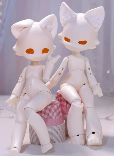 ドール用ボディ 奶猫体&米糕体 【MILO DOLL x NPCコラボ】 三挿六 1/6サイズ 人間版&獣版 球体関節人形 BJD