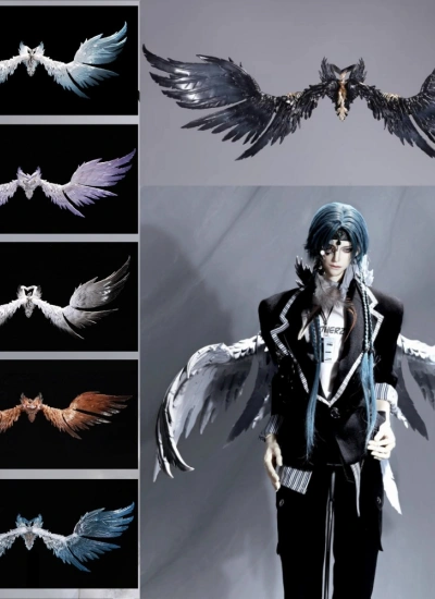 数量&期間限定 ドール用翼 【十二周年記念翼・神翼-圣歌】1/4サイズ人形通用 球体関節人形用 BJDDOLL