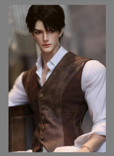 ドール用服 ベスト ズボン シャツ マント ブラック ブラウン Loongsoul73/ID75/AM77A/AM77B/HIDサイズ人形用 男/女の子用 球体関節人形 BJDDOLL