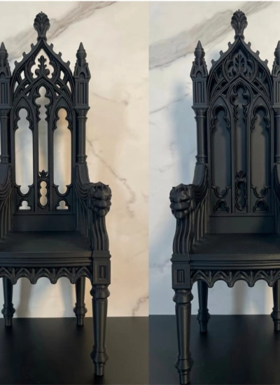 ドール用 ゴシックソーン 椅子 コーナーテーブル 撮影道具 SD/MSD/75/77サイズ人形用【Maison de Rêve】