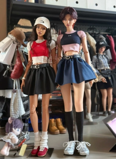 ドール用スカート ブラック ブラウン ネイビー SDサイズ用 BJDDOLL