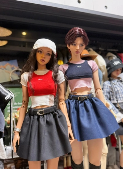 ドール用トップス グレー レッド ネイビー SDサイズ用 BJDDOLL