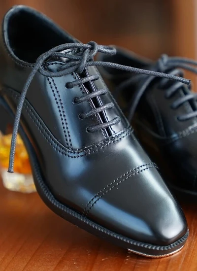 ドール用お靴 革靴 ブラック 男の子用 75サイズ人形用 球体関節人形用 BJD用