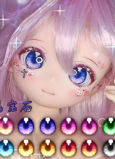 ドール用アイ グラスアイ マンガアイ14mm/16mm/18mm/20mm/22mmBJD用