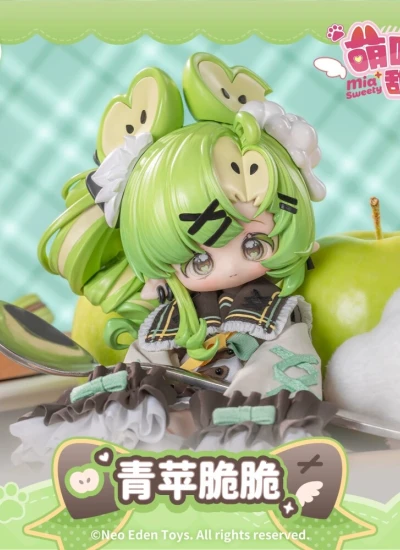 予約販売 MJD ブラインドボックス 萌叽甜心 Mia sweetyシリーズ【青りんごパリパリ 青苹脆脆・吊卡 】ミア・スウィーティー シングルボックス Blind Box