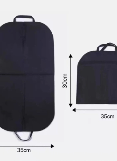 BJDドール用服防塵袋  保存袋  不織布袋 ブラック  スーツ コート適応