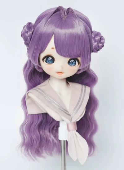 ドール用ウィッグ ショートヘアー【219】二次元 スタイリングあり 柔らかい糸 ブラウン/ライトピンク/ゴールド/シルバーグレー/ブルー/ブラック/ホワイト SDサイズ人形用 BJDDOLL