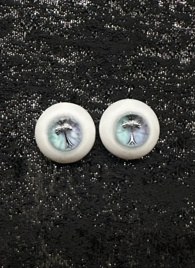 ドール用アイ 樹脂 レジン【十字架】グラデーション 16mm/7mm BJD