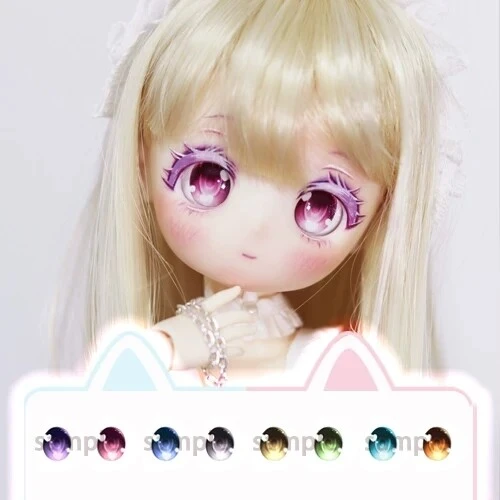 ドール用アイ マンガアイ【小心愿】アクリルアイ 10mm/12mm/14mm/16mm/18mmサイズ人形用 BJD/MDD/DD/tinyfox/ob11/gsc用