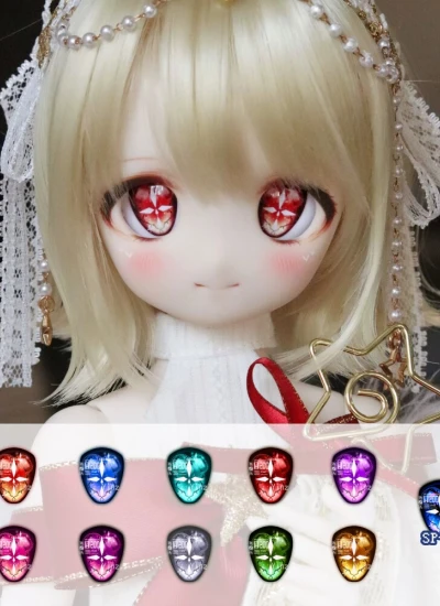 ドール用アイ マンガアイ【恋人SP】アクリルアイ 10mm/12mm/14mm/16mm/18mmサイズ人形用 BJD/MDD/DD/tinyfox/ob11用