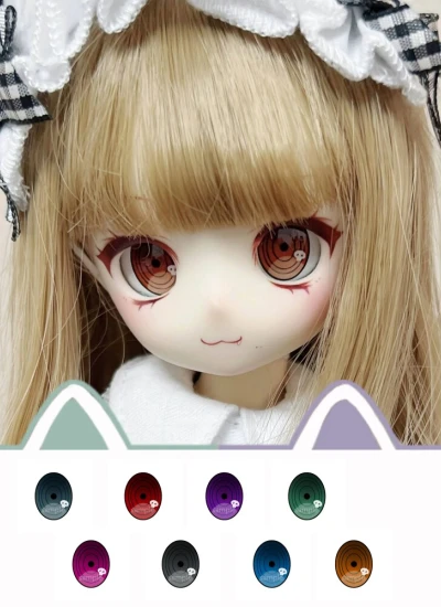 ドール用アイ マンガアイ【深陷絶望】アクリルアイ 10mm/12mm/14mm/16mm/18mmサイズ人形用 BJD/MDD/DD/tinyfox/ob11/gsc用