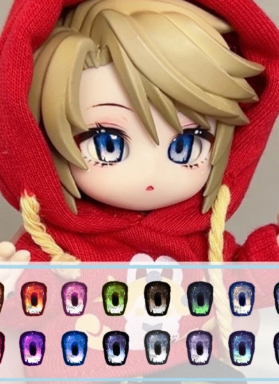 ドール用アイ マンガアイ【极速黑洞】アクリルアイ 10mm/12mm/14mm/16mm/18mmサイズ人形用 BJD/MDD/熊妹/ob11用