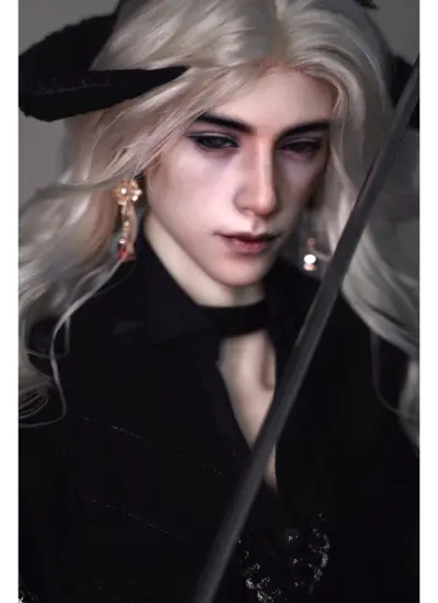 予約販売 ドール用ヘッド「嵐玄 Lan Xuan｣  75cm ボディ用 球体関節人形用 BJD用 【柴魚自制】