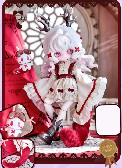 BJD ブラインドボックス 露露霊物語 「ルルリン物語」 Happy Engine 1ピース 1/12 シングルボックス Blind Box 九木杂物社