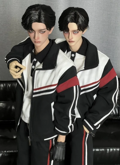 ドール用運動セット ホワイト*ブラック  75/77cmサイズ用 球体関節人形用 BJD用