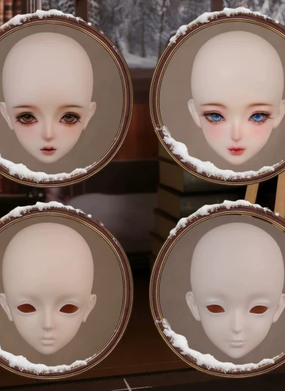 ドール用ヘッド 炉辺書影シリーズ・珀尔pearl/薇拉Willa  1/4サイズ  BJD用