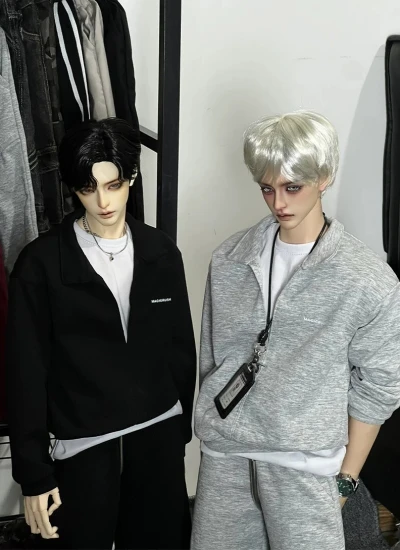 ドール用運動セット グレー ブラック  70/73/75/77cmサイズ用 球体関節人形用 BJD用