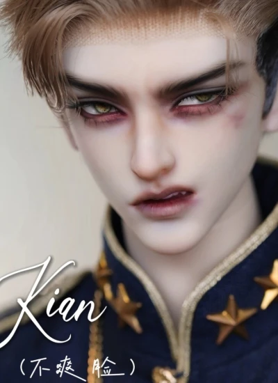 期間限定 BJD ドールヘッド【Kian】75cm 球体関節人形用 BJD 【TIANBA自制】