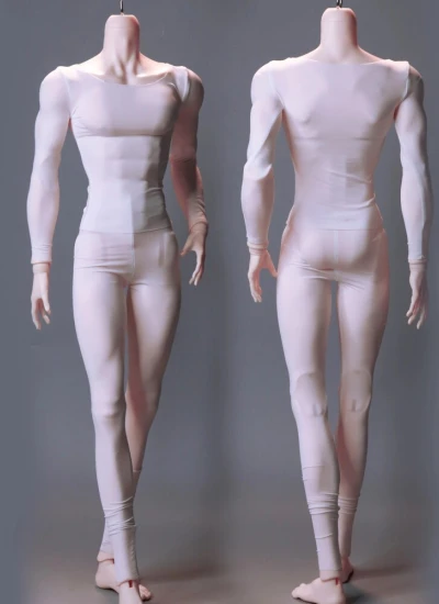 ドール用 色移り防止インナー服  75-77cmサイズ人形通用 分けるタイプ ホワイト  球体関節人形用 BJDDOLL