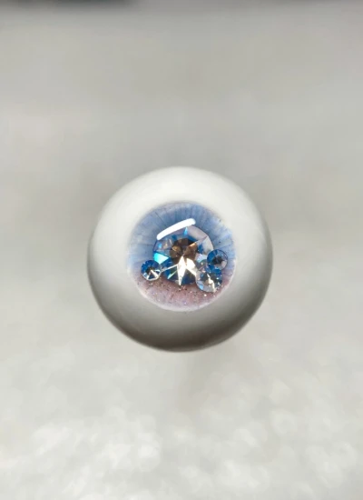 ドール用アイ レジンアイ「紅粉佳人」石膏+樹脂アイ ブルー 10mm/12mm/14mm/16mm/18mmサイズ人形用 BJD