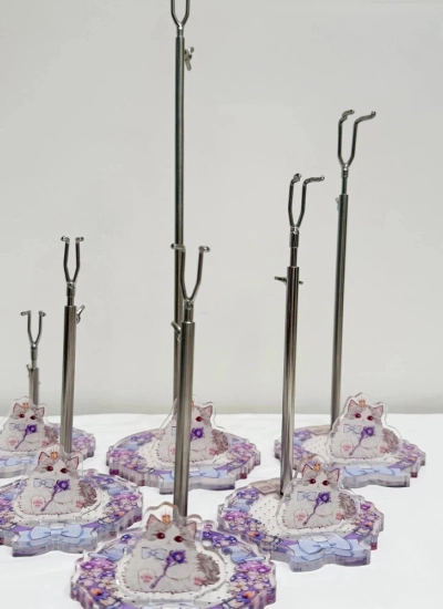 ドール用スタンド 首挟み式スタンド 1/5  MSD YOSD MiniYOSD 1/8サイズ人形用 BJD　