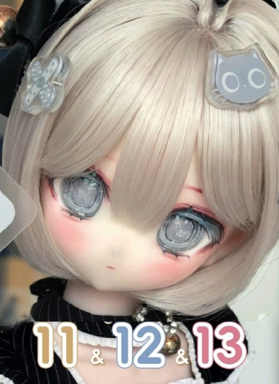 DOLLYDOLL BJD Head 11 12 13 1/3 Head for 1/4 Body  Ball-jointed doll