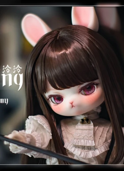BJD Milk Puff Acaemy - Ling Ling Fullset 23cm Ball-jointed Doll