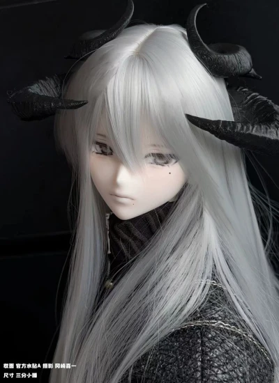 【期間限定】 ドール用ヘッド 小睡(xiao shui)ヘッド MSD/SDサイズ  球体関節人形用 BJD用 【敷药药自制 】