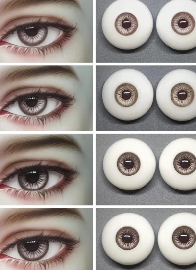 BJD Brown 10mm 12mm 14mm 16mm 18mm eyeballs for ball-jointed doll