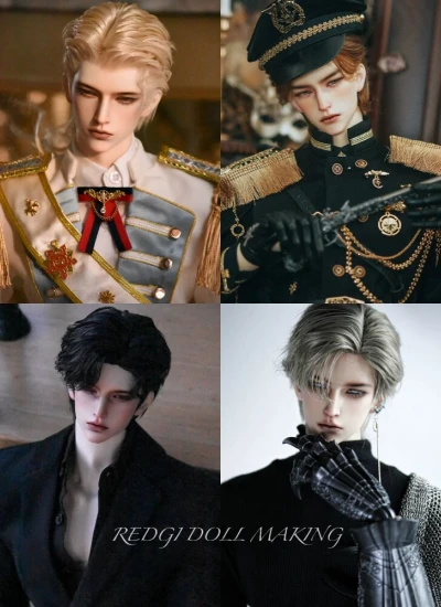 二次受注 ドール用ヘッド【波霸 BOBA】男の子 75cm級ボディ用 球体関節人形用 BJD用 Redgi Doll Making