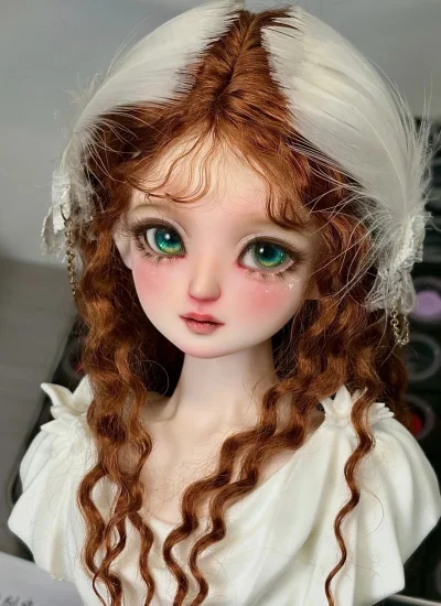 ドール用ヘッド【奶芙芙】ヘッド MSD級ボディ用 球体関節人形用 BJD用