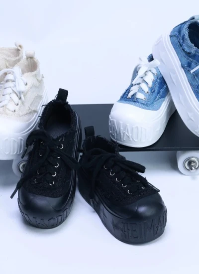 ドール用運動シューズ  ブラック ホワイト ブルー 男の子用 75/77cmサイズ人形用 球体関節人形用 BJD用