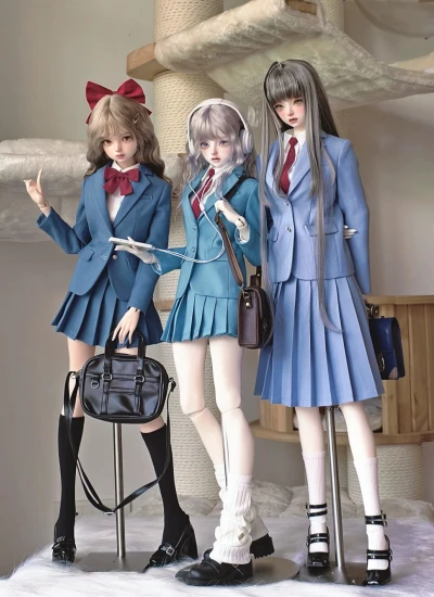 ドール用服 JK制服 女子高生 MSD/KUMAKO/SD/SDGR/SD16サイズ人形用 球体関節人形 BJDDOLL 桜の家族