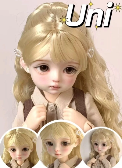 期間限定 ドール用ヘッド Uni  レジン製 1/4サイズボディ用 球体関節人形 BJD用 【义体魔娃小窝】