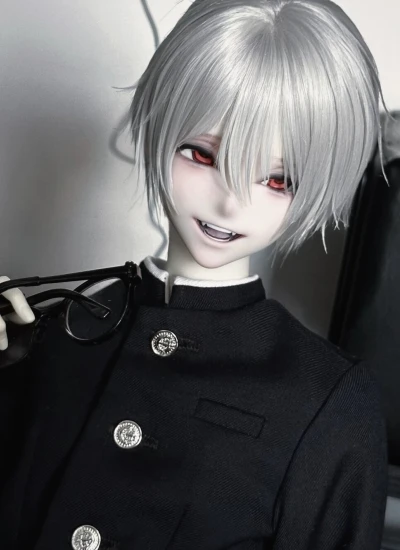 正式販売 ドールヘッド Akira ヘッド 樹脂材質 1/4サイズ人形用 球体関節人形用 BJD【ASAI自制】