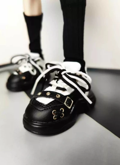 ドール用お靴 ブラック MSDサイズ 球体関節人形用 BJD用 unic